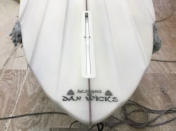 surfboard repair polyester remake fin dan 4